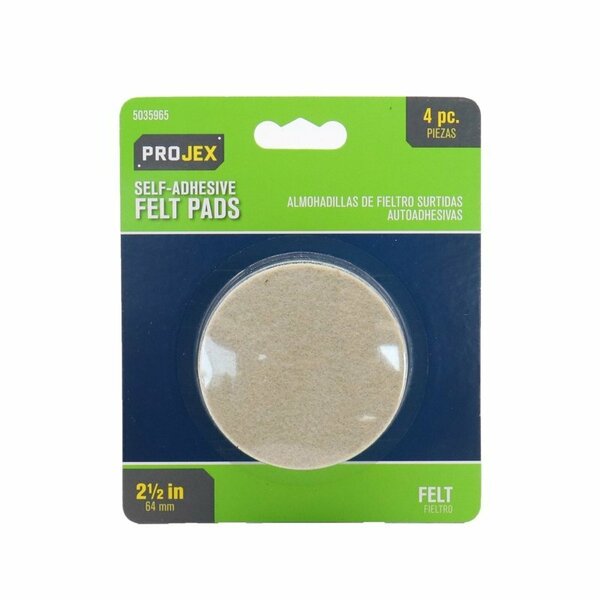 Ningbo Hyderon PAD FELT RND 2.5 in., 4PK P0103